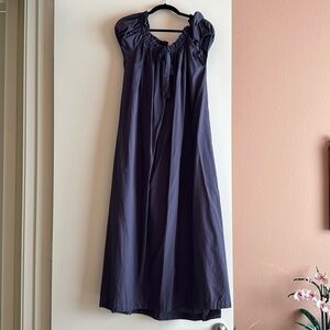 Piyama maxi purple dress